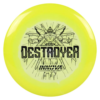Innova Disc Golf Halo Star Destroyer Distance Driver 12/5/-1/3 Yellow/Black 169 grams