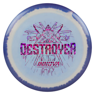 Innova Disc Golf Halo Star Destroyer Distance Driver 12/5/-1/3 Slate Purple White/Magenta Shatter 171 grams