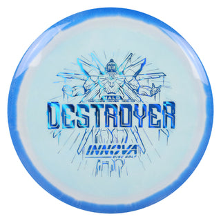 Innova Disc Golf Halo Star Destroyer Distance Driver 12/5/-1/3 Blue White/Blue Prism Wave 164 grams