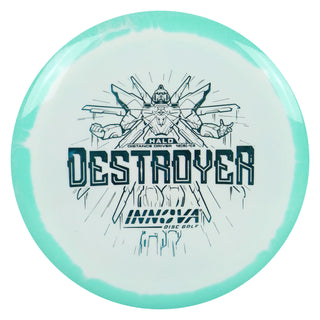 Innova Disc Golf Halo Star Destroyer Distance Driver 12/5/-1/3 Teal White/Turquoise 169 grams