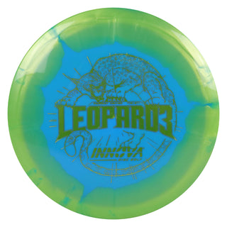 Innova Disc Golf Halo Star Leopard3 Fairway Driver 7/5/-2/1 Green Blue/Olive 161 grams