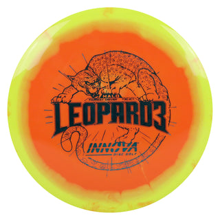 Innova Disc Golf Halo Star Leopard3 Fairway Driver 7/5/-2/1 Yellow Orange/Turquoise 173 grams