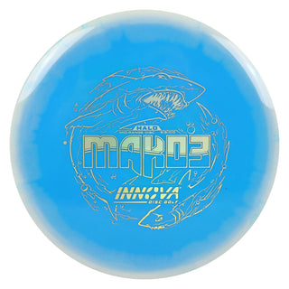 Innova Disc Golf Halo Star Mako3 Midrange Disc 5/5/0/0 White Blue/Holo 176 grams