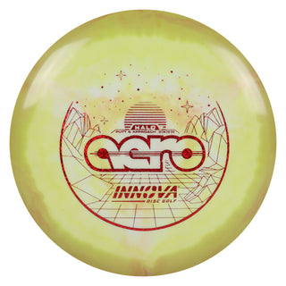 Innova Disc Golf Halo Star Aero Beginner All Around 3/6/0/0 Muddy Yellow/Red Matrix 180 grams