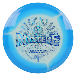 Innova Disc Golf Halo Star Mystere Distance Driver 11/6/-2/2 Blue White/ Blue Prism Waves 173 grams