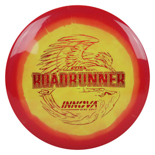 Innova Disc Golf Halo Star Roadrunner Distance Driver 9/5/-4/1 Red Yellow/Red Shimmer 158 grams