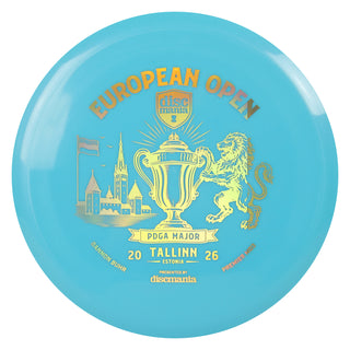 Discmania Gannon Buhr Triumph Series Q-Line Premier MD3 2026 European Open Sky Blue/Gold Holo 177 grams