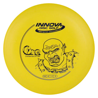 Innova Disc Golf DX Orc Distance Driver 10/4/-1/3 Yellow/Blue 169 grams