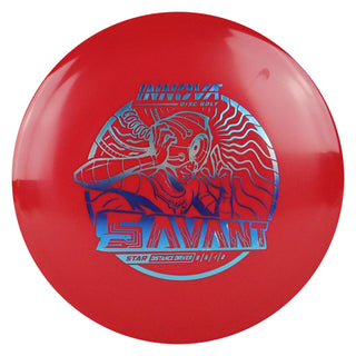 Innova Disc Golf Star Savant Distance Driver 9/5/-1/2 Red/Blue Metallic 168 grams