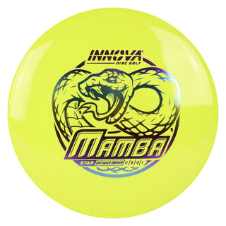 Innova Disc Golf Star Mamba Distance Driver 11/6/-5/1 Yellow/Purple Metallic 173 grams