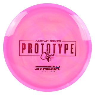 Climo Disc Golf Signature Line Prototype Streak Fairway Driver 7/5/0/1 Pink/Purple 173 grams