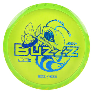 Discraft Disc Golf Fuzed Line Buzzz with Saw Pattern Midrange 5/4-1/1 Green/Blue Scales 175-176g