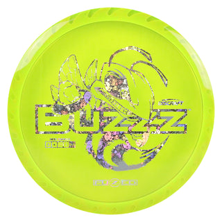 Discraft Disc Golf Fuzed Line Buzzz with Saw Pattern Midrange 5/4-1/1 Yellow/Buzzz Holo 170-172g