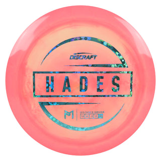 Discraft Disc Golf Paul McBeth Signature Hades Distance Driver 12/6/-3/2 Peach/Teal Flowers 167-169g