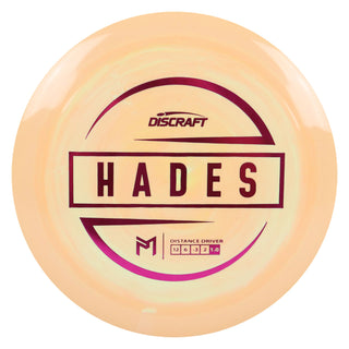 Discraft Disc Golf Paul McBeth Signature Hades Distance Driver 12/6/-3/2 Mango/Magenta 170-172g