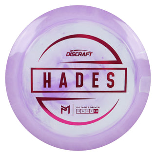 Discraft Disc Golf Paul McBeth Signature Hades Distance Driver 12/6/-3/2 Purple White/Magenta 170-172g