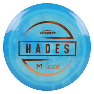 Discraft Disc Golf Paul McBeth Signature Hades Distance Driver 12/6/-3/2 Blue/Bronze 170-172g