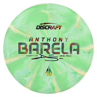 Discraft Disc Golf Anthony Barela Swirl CT Focus Putter 2/2/-1/2 Green Yellow/Jellybean 170-172g