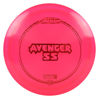 Discraft Disc Golf Z Line Avenger SS Distance Driver 10/5/-3/1 Bright Red/Red Holo Shapes 173-174g