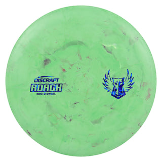 Discraft Disc Golf Brodie Smith Bro-D Swirl Roach Putter 2/4/0/1 Green Jawbreaker/Navy Shatter 173-174g