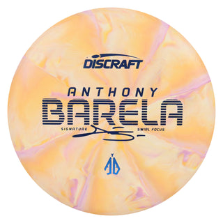 Discraft Disc Golf Anthony Barela Swirl CT Focus Putter 2/2/-1/2 Mango/Navy 173-174g