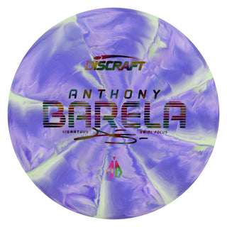 Discraft Disc Golf Anthony Barela Swirl CT Focus Putter 2/2/-1/2 Purple Lime/Jellybean 170-172g