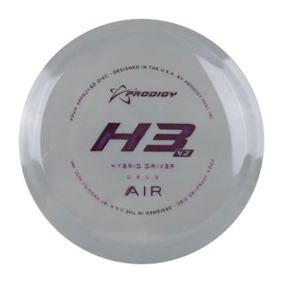 Prodigy Disc Golf 400 Air H3V2 Distance Driver 11/5/-1/2 Grey/Purple 163 grams