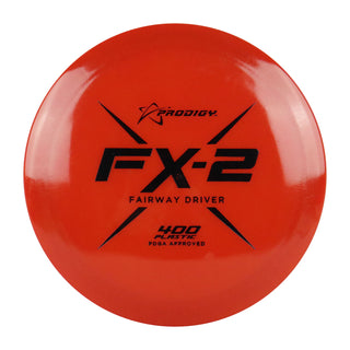 Prodigy Disc Golf 400 FX-2 Fairway Driver 9/4/-0.5/3 Red/Black 172 grams
