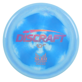 Discraft Disc Golf ESP Sled Putt and Approach 3/2/-1/2 Sky Blue/Pink Holo 178g