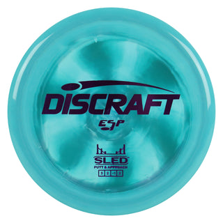 Discraft Disc Golf ESP Sled Putt and Approach 3/2/-1/2 Turquoise/Purple 176g