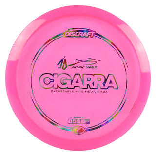 Discraft Disc Golf Anthony Barela Signature Series Z Line Cigarra Driver 7/6/-1/2 Pink/Jellybean 170-172g