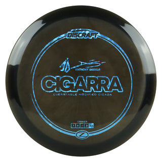 Discraft Disc Golf Anthony Barela Signature Series Z Line Cigarra Driver 7/6/-1/2 Black/Blue Shatter 170-172g