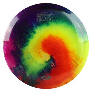 Discraft Disc Golf Z Line Fly Dye Cicada Fairway Driver 7/6/-1/1 Rainbow Dot/Black Prisms 167-169g
