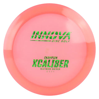 Innova Disc Golf Champion Xcaliber Distance Driver 12/5/0/4 Pink/Green Shatter 169 grams