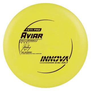 Innova Disc Golf Pro Yeti Aviar Putting Disc 2/3/0/1 Yellow/Red 169 grams