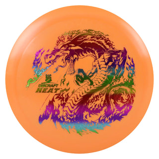 Discraft Disc Golf Big Z Heat Distance Driver 9/6/-3/1 Orange/Rainbow 167-169g