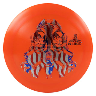 Discraft Disc Golf Big Z Nuke Distance Driver 13/5/-1/3 Neon Orange/USA 170-172g