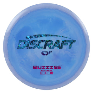 Discraft Disc Golf ESP Buzzz SS Midrange Disc 5/4/-2/1 Blue Grey/Rainbow Shatter 175-176g