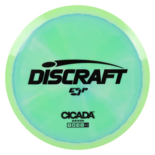 Discraft Disc Golf ESP Cicada Fairway Driver 7/6/-1/1 Lime Blue/Black 175-176g