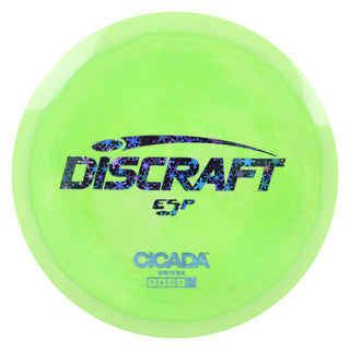 Discraft Disc Golf ESP Cicada Fairway Driver 7/6/-1/1 Lime/Snowflakes 173-174g