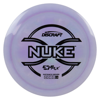 Discraft Disc Golf ESP FLX Nuke Distance Driver 13/5/-1/3 Lavender Blend/Black 173-174g