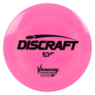 Discraft Disc Golf ESP Venom Distance Driver 13/5/0/3 Hot Pink/Black 173-174g