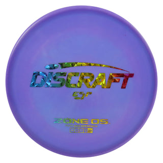 Discraft Disc Golf ESP Zone OS Putter 4/3/0/3 Purple/Rainbow Shatter 173-174g