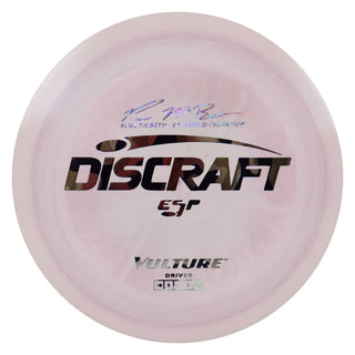 Discraft Disc Golf Paul McBeth Signature ESP Vulture Distance Driver 10/5/0/2 Light Pink/Navy Camo 167-169g