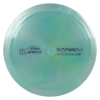 Discraft Disc Golf Titanium Swirl Scorch Distance Driver 11/6/-2/2 Mint/Snowflakes 173-174g