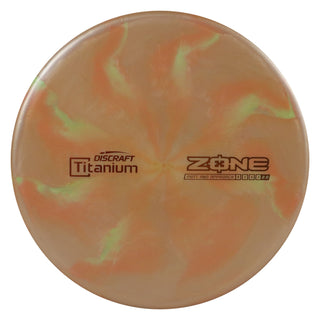 Discraft Disc Golf Titanium Swirl Zone Putter 4/3/0/3 Bronze/Orange 173-174g