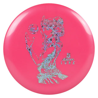 Discraft Disc Golf Paul McBeth Signature Big Z Luna Putter 3/3/0/3 Pink/Holo Hearts 170-172g