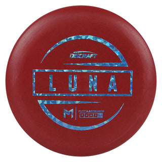 Discraft Disc Golf Paul McBeth Luna Putter 3/4/0/3 Red/Blue Shatter 173 grams