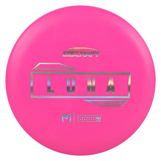 Discraft Disc Golf Paul McBeth Putter Line Hard Luna Putter 3/4/0/3 Pink/Holo 175 grams