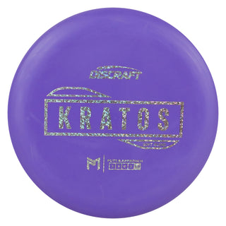 Discraft Disc Golf Paul McBeth Putter Line Soft Kratos Putter 3/3/0/3 Purple/Holo Stars 173-174g